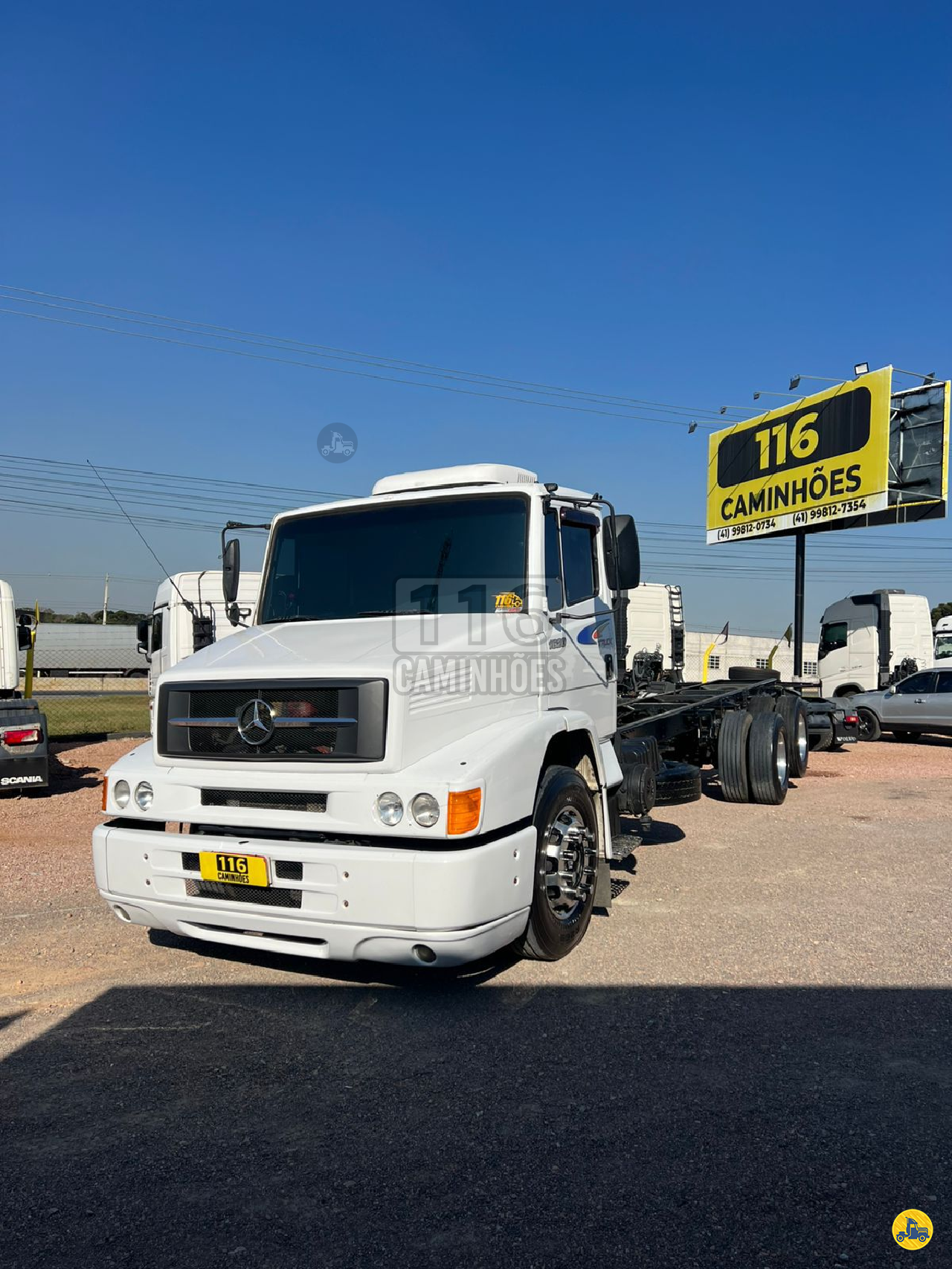 CAMINHAO MERCEDES-BENZ MB 1620 Chassis Truck 6x2 116 Caminhões FAZENDA RIO GRANDE PARANÁ PR